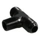 thumbnail image 1 of AN3 macho a 1/8 pulgadas NPT adaptador en T conector negro en lateral reemplazo en T accesorios de alto rendimiento Premium , 65MM 65 mm, 1 of 5