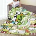 thumbnail image 5 of Keroppi Fleece Blanket Super Soft Cozy Throw Blanket 80"X60", Lightweight Fuzzy Comfy Flannel Blanket Warm Plush Throw Blankets For Couch, Sofa, Bed, 5 of 8