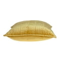 thumbnail image 5 of Parkland Collection Copan Transitional Yellow Solid Quilted Pillow Cover With Poly Insert, 5 of 7