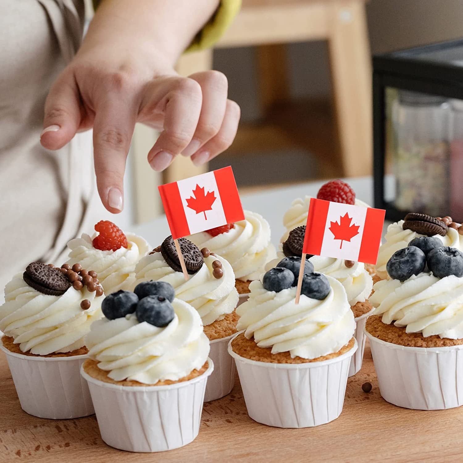 Canada Day Cupcake Toppers for Our Canadian Friends! - The Birch Cottage