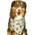 thumbnail image 6 of Naloa Kawaii Mexican Avocado Dog Bandanas 1PC Washable Triangle Dog Scarfs Premium Durable Fabric, for Small Medium Large Dogs and Cats, 6 of 6
