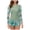 A, variant on Women's Tropical Print Two-Piece Rash Guard, Long Sleeve Top and Shorts Set, UPF 50+ Swimwear for Surfing and Snorkeling