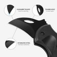 thumbnail image 5 of Small Pocket For Men Cool Carabiner Box Cutter With 1.34inch Stainless Steel Mini Folding EDC Gadgets For Everyday Carry Great Gift For Men, 5 of 9