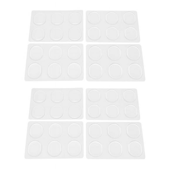 48 Pieces Drum Dampeners, Drum Damper Gel Pads Drum Silencers Non- Soft Drum Mute For Drums Tone Control (Clear)