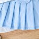 thumbnail image 4 of Odeerbi Niñas 2 Piezas Preppy Traje Flor Decoración Camisa Sin Mangas y Falda Plisada Conjunto Uniforme Escolar, 4 of 8