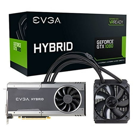 EVGA GeForce GTX 1080 FTW Hybrid Gaming 8GB AIO Watercooled Graphics