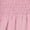 Pink, variant on Women's Black Gothic V-Neck Waist Cinched Bell Sleeve Mini Dress for Fall/Winter