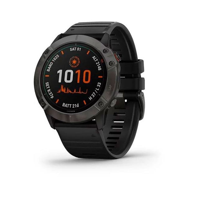 Reloj GPS Garmin Fenix 6X Pro Solar Titanio Power Glass
