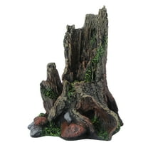 MLINS  Simulated Sunken Wood Trunk Artificial Aquarium Fish Tank Decoration