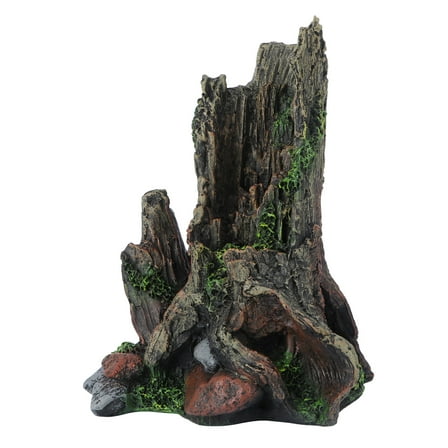 MLINS  Simulated Sunken Wood Trunk Artificial Aquarium Fish Tank Decoration