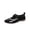Black, variant on Miqool Womens Mary Jane Flats Low Heel Round Toe Bowknot Contrast Lace Shallow Mouth One Buckle Casual PU Shoes