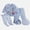 A085-Blue, variant on NOLDARES Newborn Layette Gift Set 5Piece Baby Boy Girl Clothes Bodysuits, Pants Essentials and Accessories Outfits(A085-Yellow)