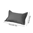 thumbnail image 3 of Cooling Body Pillowcase for Hot Sleepers Night Sweats | Breathable Temperature Regulating Full Length Pillow Case | Velvet Soft Envelope Closure | All Season Use for Bedroom, 3 of 6