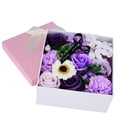 thumbnail image 2 of Caja de flores artificiales de clavel morado, perfecta para cumpleaños, bodas, San Valentín y el Día de la Madre Forever Bloom, 2 of 8