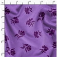 thumbnail image 2 of Soimoi Minky Purple Fabric By the Yard - 56 Inch Wide - Florals, Leaves Print Fabric - Elegant & Beautiful Patterns for Fashion and Home Decor Printed Fabric, 2 of 6