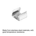 thumbnail image 4 of Unique Bargains Rope Light Mounting Clips Stainless Steel Channel Mounting Holder Accessories for 9.5mm to 12mm LED Strip 50 Pack, 4 of 5