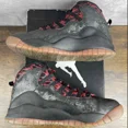thumbnail image 4 of Ni - ke Air Jordan 10 Retro DB Doernbecher Size 8.5 Black Red Men’s Sneakers OG Rare MJ, 4 of 5