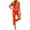 Orange, variant on TJAZFJPA 2 Piece Pants Set for Women Dressy Crop Women's 2025 Spring/Summer Chic Casual Short Sleeve Top and Long Pants Outfit Set Dressy Pant Suits Formal Women Vacation Outfits
