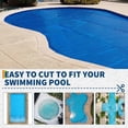 thumbnail image 5 of Ladcaser 16-Mil 16x24ft Solar Pool Cover, Rectangle Solar Blanket for In-Ground and Above-Ground Swimming Pools, Blue, 5 of 10