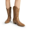 thumbnail image 4 of DREAM PAIRS Women's Mid Calf Boots Cowboy Cowgirl Embroidered Western Boots, 4 of 5