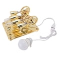thumbnail image 1 of 4 Cylinder Stirling Engine Kit with LED Light DIY Educational Physics Model for Students and Science Projects, 1 of 7