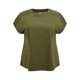 thumbnail image 5 of GRACE & GRANDEUR Blusas de Talla Grande para Mujeres con Cuello Redondo y Detalle de Encaje de Croché en las Mangas Cortas 4X Verde Ejército, 5 of 6