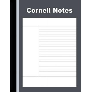  BookFactory Universal Note Taking System (Cornell Notes) /  NoteTaking Notebook - 120 Pages, 8 1/2 x 11 - Wire-O  (LOG-120-7CW-A(Universal-Note)) : Office Products