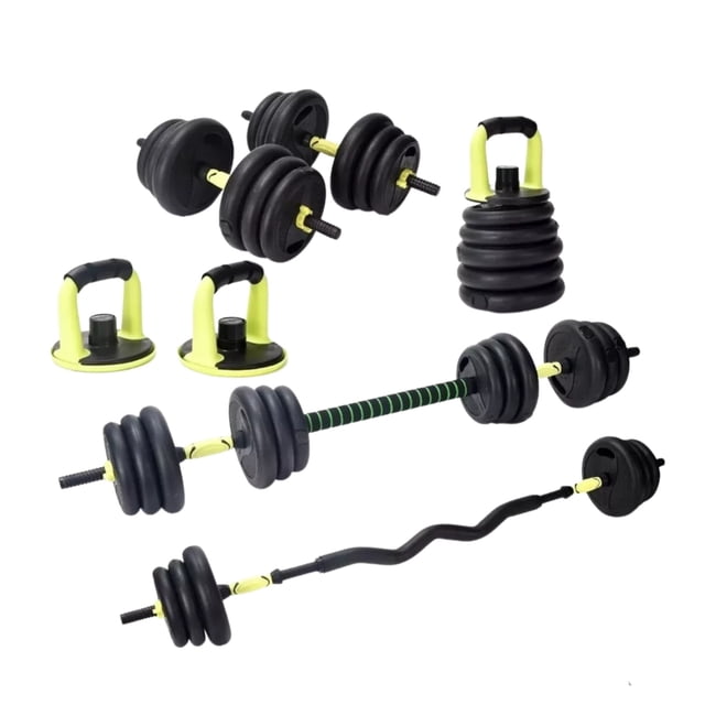 Kit Set de Mancuernas y Barras Multiusos Picool 10 Kilos 5 en 1