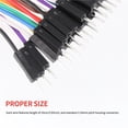 thumbnail image 3 of Cable De Puente De 40 Pines, 5 Uds., 10Cm Macho A Macho, Cable De Placa De Pruebas Multicolor Multifuncional Para Laboratorio De Experimentos De Circuito Eigraketly TO002812-00, 3 of 7