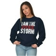 thumbnail image 4 of I Am the Storm Psalm 56 Scripture Sweatshirt for Men or Women Brisco Brands S, 4 of 6