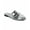 Silver Metallic, variant on New Women Indulge Nomi-I Mirror Metallic Pointy Toe Slip On Flat Loafer Mule