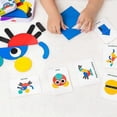 thumbnail image 3 of Wooden Geometric Shape Puzzle Board Tangram Jigsaw Educational Toy for Toddlers - Type B Car: 36 Puz, 3 of 4