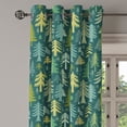 thumbnail image 3 of Ambesonne Grommet Curtain, , 50"x60", Teal Khaki Cadet Blue, 3 of 5