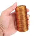 thumbnail image 5 of REGALWOVEN Decorative Metallic Bakers Twine, Wrapping Twine String Rope DIY Tie Gift Packing Bronze 1, 5 of 6