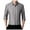 Grey, variant on XDZJLR Mens Shirts Fashion Casual Simplicity Korean Slim Striped Lapel Long Sleeve Shirts for Men