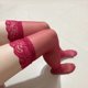 thumbnail image 1 of Medias de silicona Calcetines por encima de la rodilla de encaje de talla grande para niñas regordetas Medias altas ultrafinas Calcetines de seda blancos y negros para mujer, 1 of 5