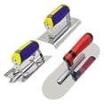 thumbnail image 1 of Stainless Steel Pool Trowel(11 X 4inch) Concrete Edger and Groover Stucco Cement Finishing Masonry C, 1 of 5
