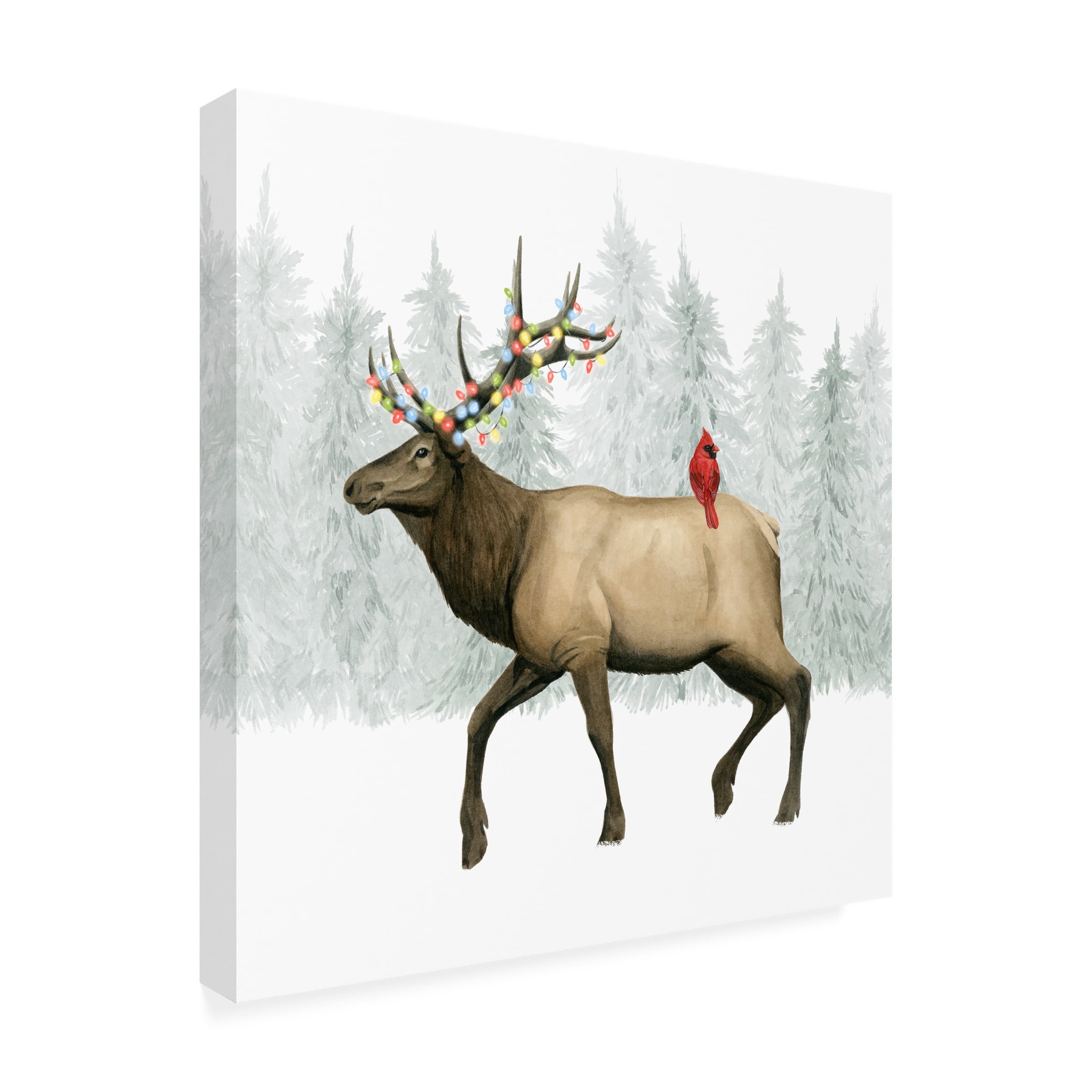 Grace Popp 'Festive Forest I' Canvas Art