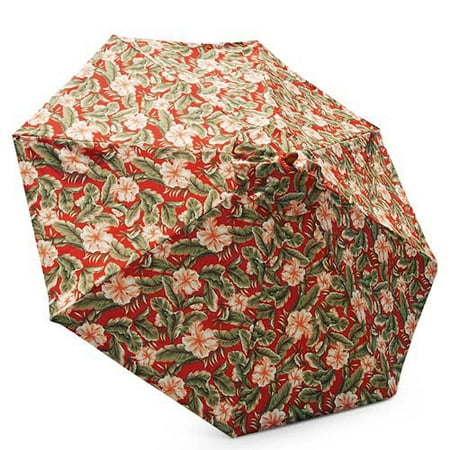 Plantation Patterns Palm 9' Market Umbrella