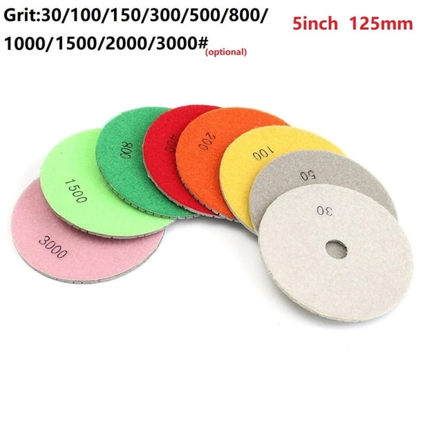 Tampon De Polissage Haute Brillance Troué 16 Mm – Flexible Et Fiable Pour Granit