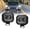 Black with Amber Halo[cite: 1], variant on Rupoun LED Light Bar 120W 18000LM Super Bright Spot Driving Lights Waterproof Fog Lights Square LED Pods with Amber DRL Light for Car Motorcycle SUV ATV Truck 7.09 inches / 18 cm[cite: 1]