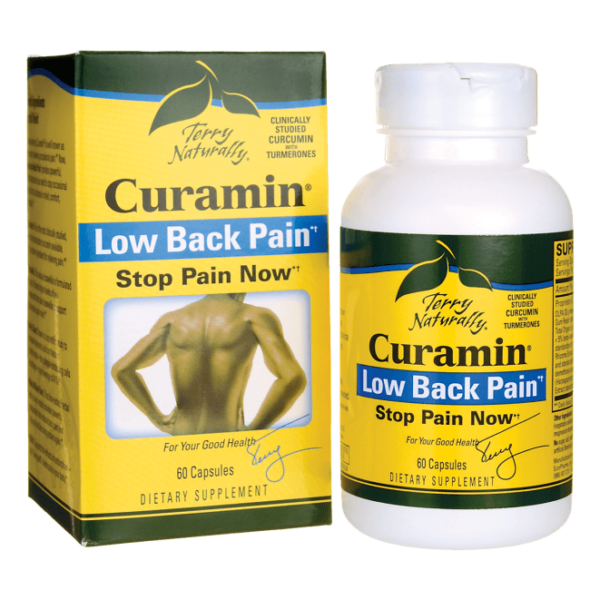 EuroPharma Terry Naturally Curamin Low Back Pain 60 Caps