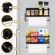 thumbnail image 3 of Estante Organizador Magnético para Especias, Especiero Cocina con Soporte Toallas de Papel, Pared 2 Ganchos Extraíbles, Iman, Refrigerador, Repisas, 3 of 6