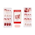 thumbnail image 2 of KISS imPRESS Limited Edition Holiday Short Squoval Press-On Nails, Red,30 Pieces, 2 of 10