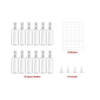 Yannee 5pcs Plastic Small Squeeze Bottles with 35 Nozzles - Great for Icing, Cookie Decorating, Sauces, Condiments, Arts and Crafts and More Clear