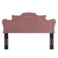 thumbnail image 5 of Modway Evangeline Performance Velvet King/California King Headboard in Dusty Rose, 5 of 9