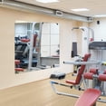 thumbnail image 3 of Full Length Mirror Tiles, Frameless Wall Mirror 12 Inch x 4 Pieces, Body Mirror, Long Mirror, Gym Mirrors for Home Gym, for Door, Closet, Room, Easy to Install, 3 of 5