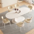 thumbnail image 3 of Kitchen Luxury Dining Table Onement Nordic Organizer Modern Living Room Coffee Tables High Hallway Mesa Comedor Home Furniture My Lux Decor Round, 3 of 14