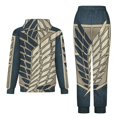 thumbnail image 2 of Attack On Titan Sweatshirt & Sweatpants Tracksuit Sets Printed Casual Pullover Hoodie & Pants Set XS, 2 of 9