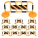 thumbnail image 5 of 12 piezas de minibloques de tráfico, modelo de valla, barricadas de tráfico, modelos de valla, 5 of 6
